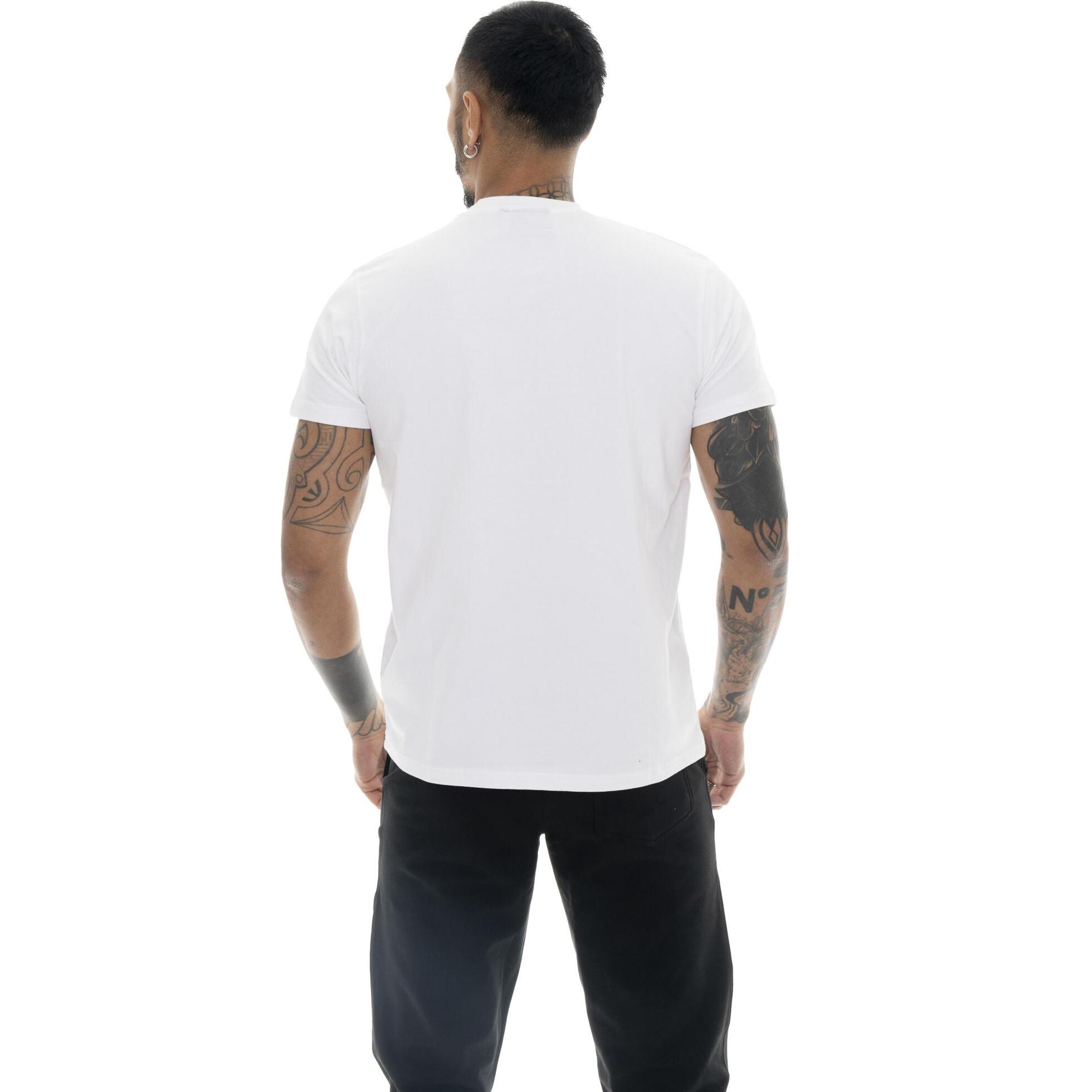 Camiseta de manga corta para hombre "Authentic Gold" con logo dorado