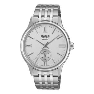 Reloj Casio BMS-100D-7A Hombre Analogico Cuarzo con Correa de Acero inoxidable