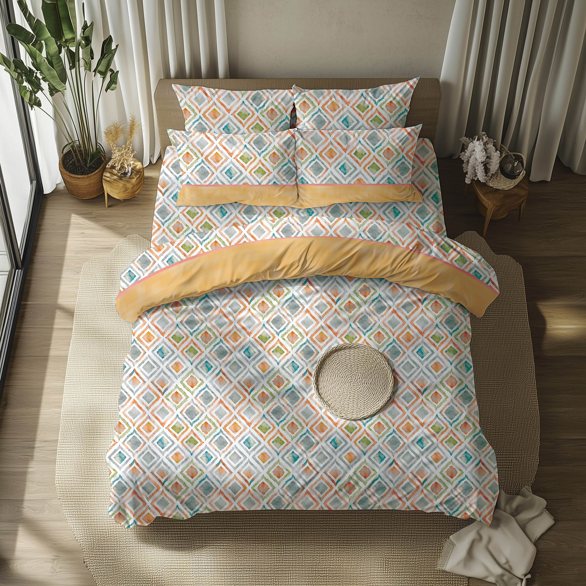 CASA MATTA Completo Letto Dec Aquiloni in Policotone