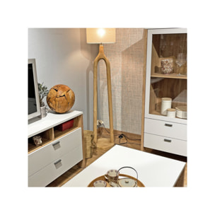 Boule décorative D. 30 cm en racine de bois de teck – TECK BALL