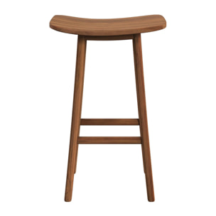 Tabouret de bar en bois de teck 77 cm - Vittoria