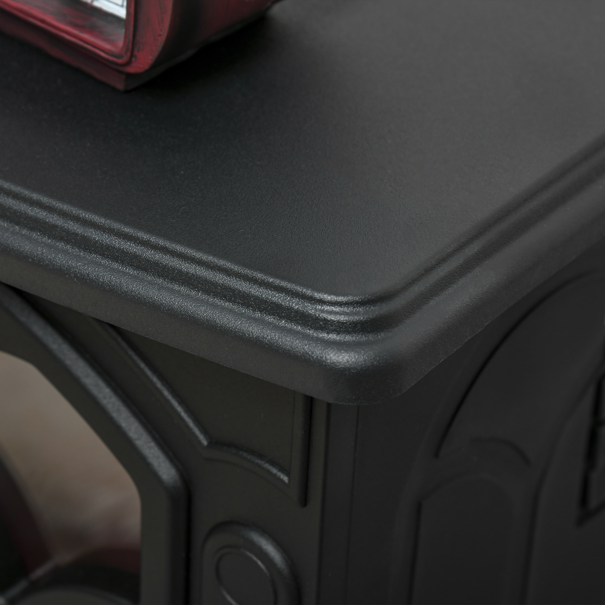 Chimenea Eléctrica de Pie 750/1500 W, Chimenea Decorativa con 2 Niveles de Potencia, Efecto Llama, Protección Sobrecalentamiento, Área de Cobertura 15-20 m², Negro