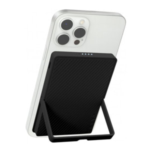 Batterie nomade CASYX 5000 mAh Qi2 MagSafe avec bequille noir