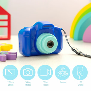 Fotocamera Digitale per Bambini Ricaricabile con Giochi Kiddak InnovaGoods