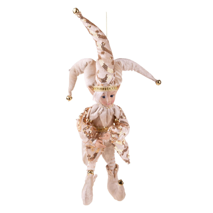 Elfo Jocker - Pezzi 1 - Colore Crema - 18x40Hx15cm - Bianchi Dino
