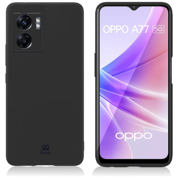 Coque IBROZ Oppo A77 5G Silicone noir