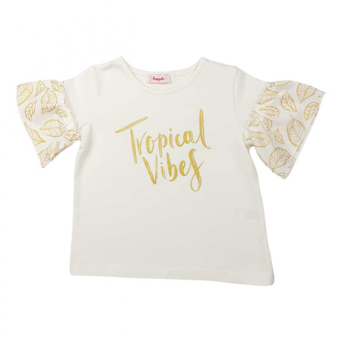 TSHIRT JERSEY LATTE TROPICAL VIBES