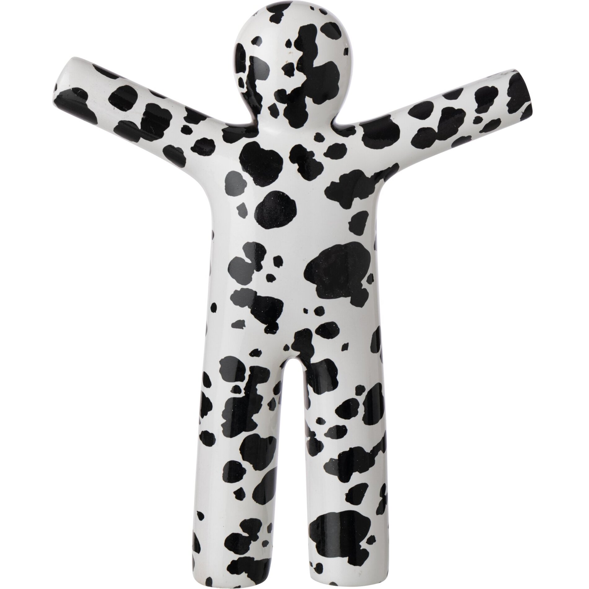J-Line P’tit Maurice dalmatien - polyrésine - blanc/noir - large