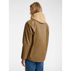 Elena Mirò - Parka de capas de algodón - Beige