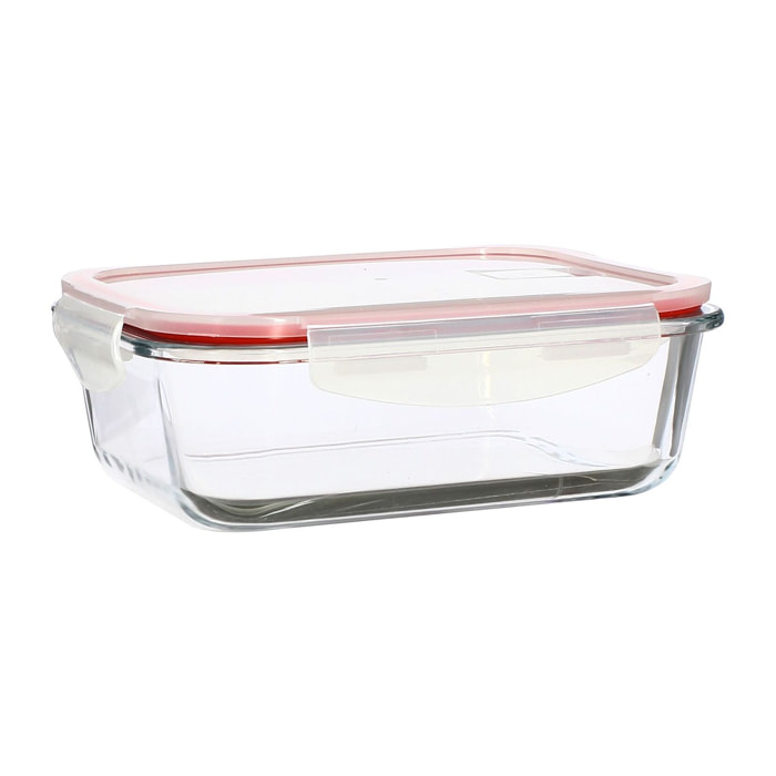 Boîte hermétique rectangulaire 1040ml en verre CLEMENTINE