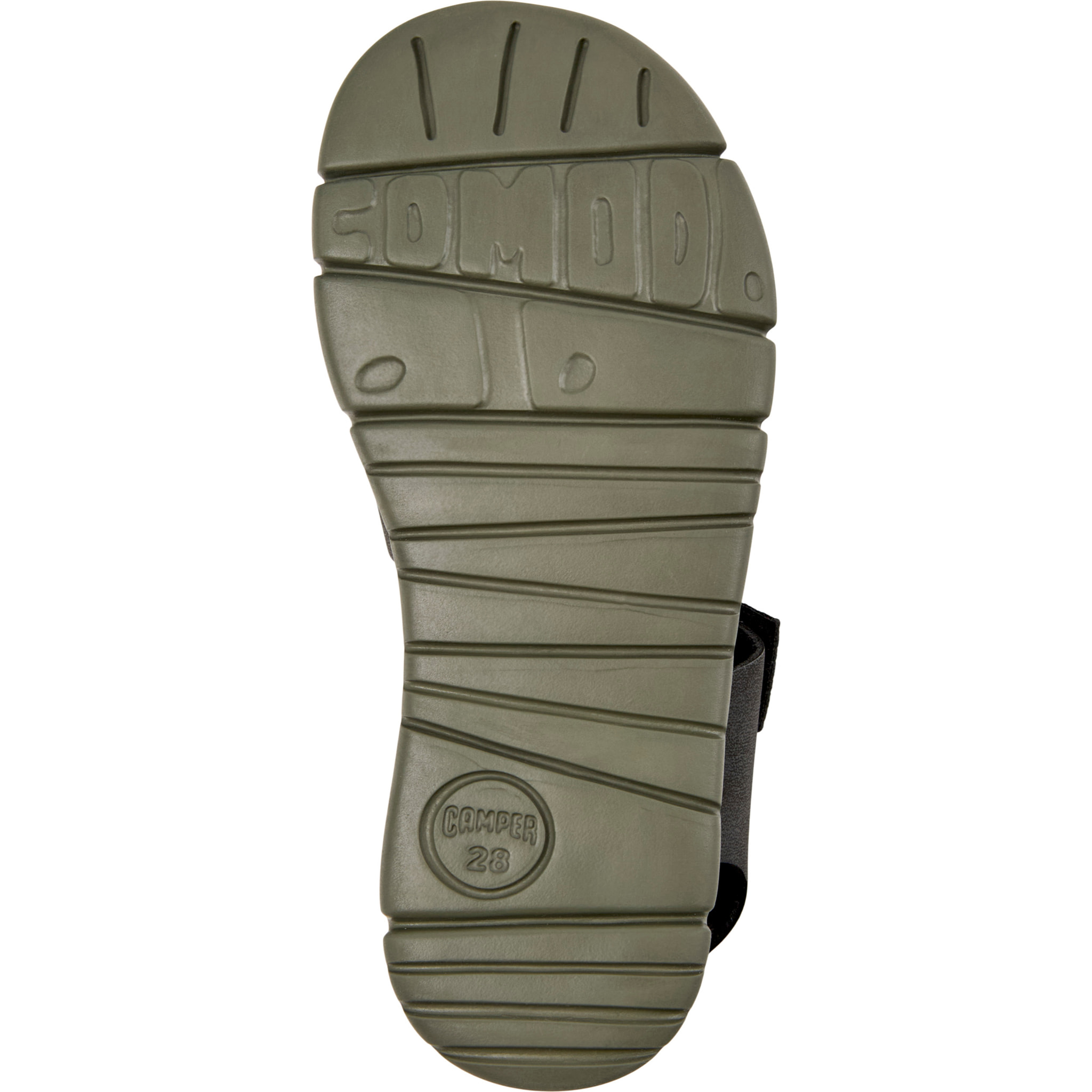 Sandali - CAMPER Oruga Sandal - Nero - Pelle scamosciata