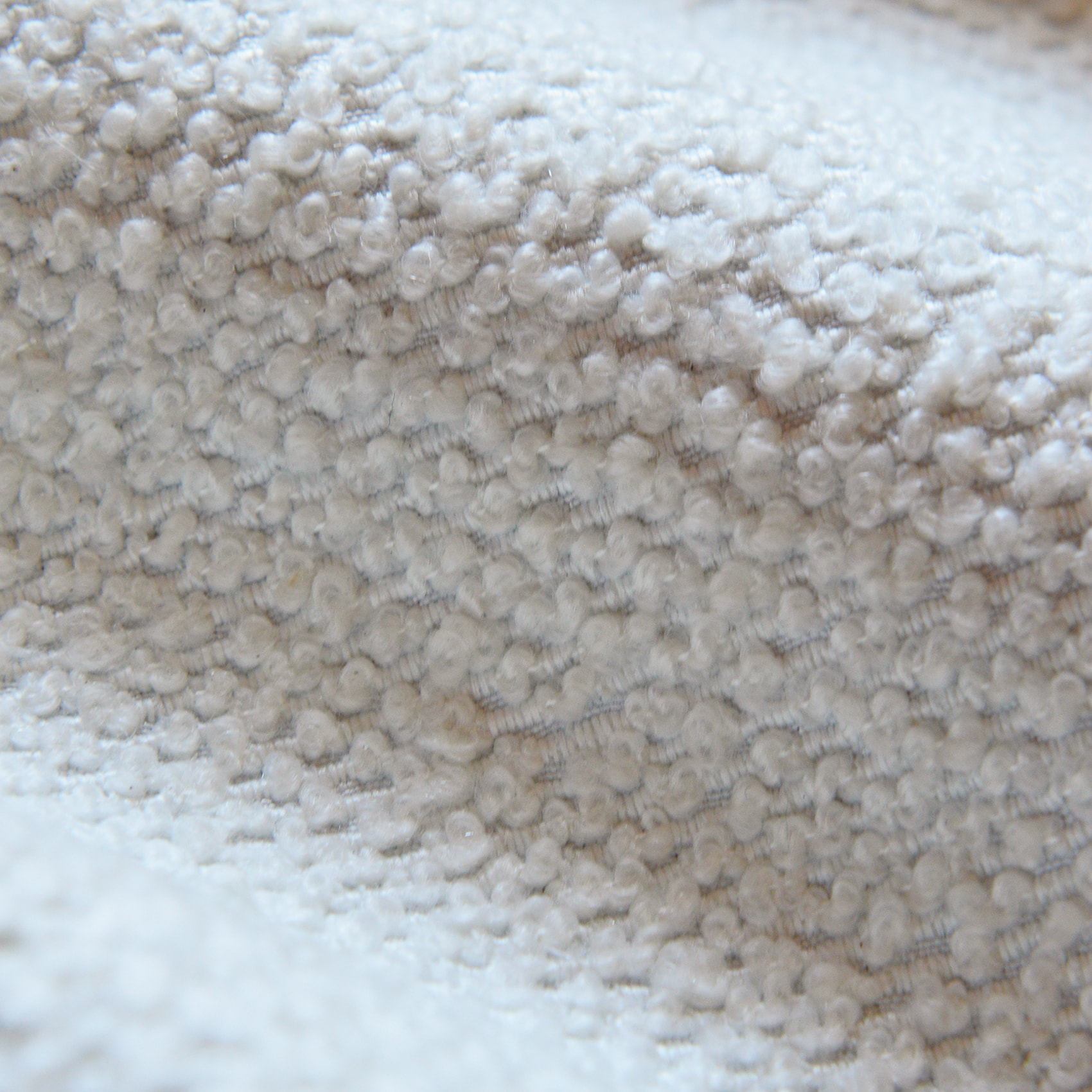 Rideau thermique semi-occultant bouclette - Ecru