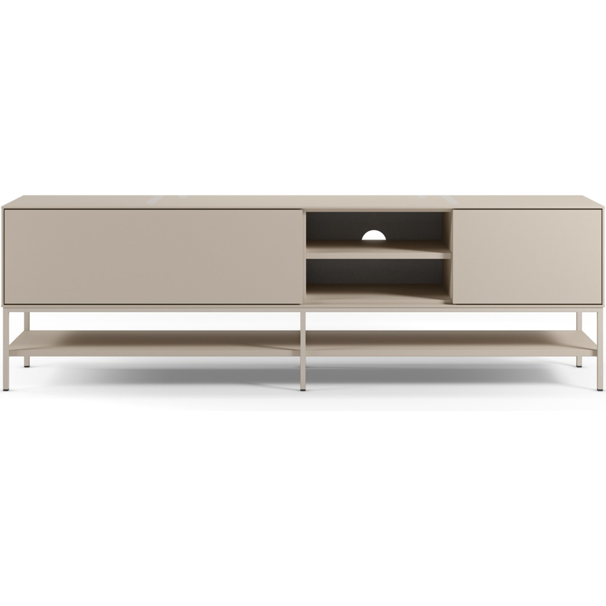 Meuble TV 2 portes 2 niches - ZARA