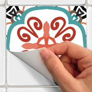 Stickers muraux - Sticker Mural Carrelage adhésif Cuisine Salle de Bain - 9 STICKERS CARRELAGES AZULEJOS FRANCKY