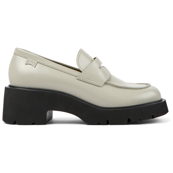 Mules - CAMPER Milah - Grigio - Pelle liscia