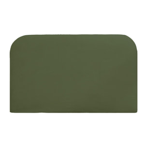 Cabecero tapizado desenfundable de pana verde de varias medidas