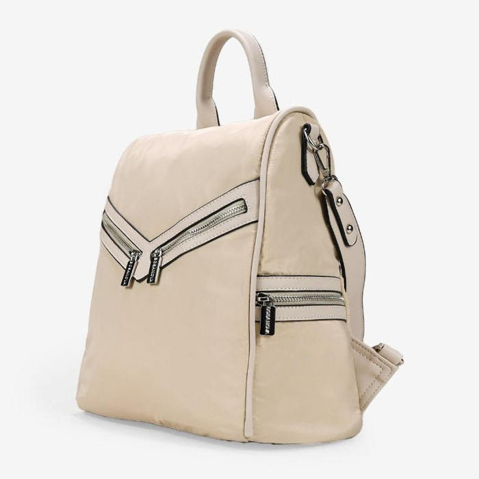 Mochila antirrobo beige