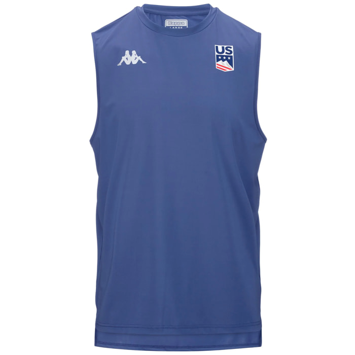 Kappa - T-Shirts & Top Uomo Blu - Kombat Dride Us