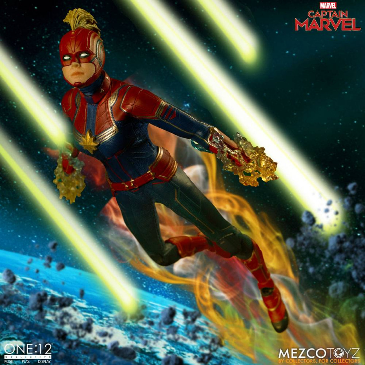 Captain Marvel Action Figura 1/12 Captain Marvel 16 Cm Mezco Toys