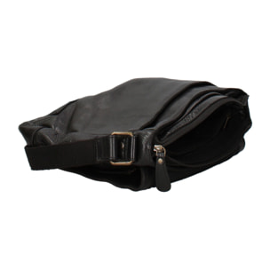 Borsa a tracolla  da uomo In Vera pelle Made in Italy 26x31x8 cm
