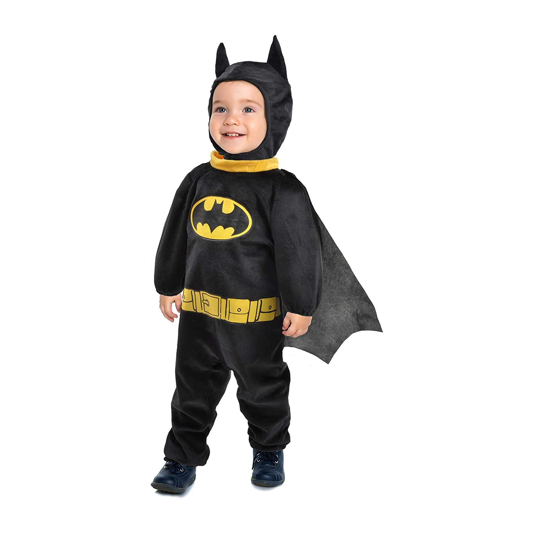 Costume Completo Batman Tutina Prodotto Originale Dc Comics Bambino