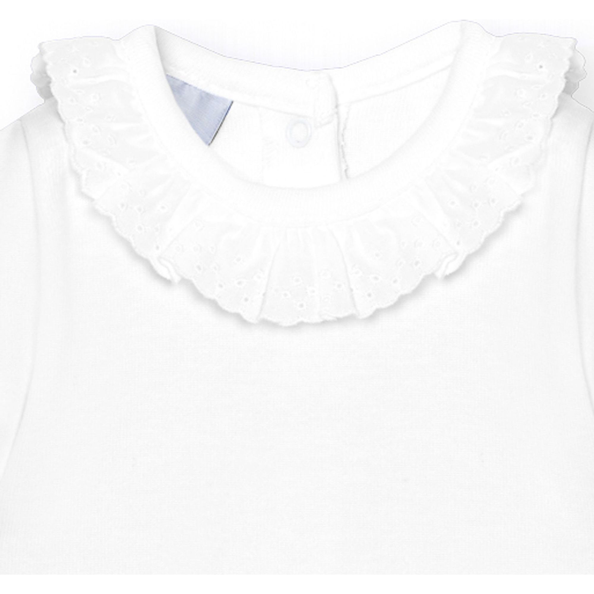 Body bebé manga corta cuello batista