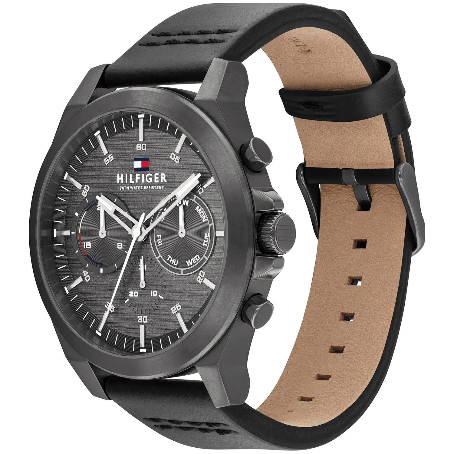 Reloj Tommy Hilfiger 1710634 Hombre Analogico Cuarzo con Correa de Piel