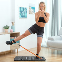 Sistema di Allenamento Integrale Portatile Gympak Max - Nero e Arancione - 57x48x120 cm