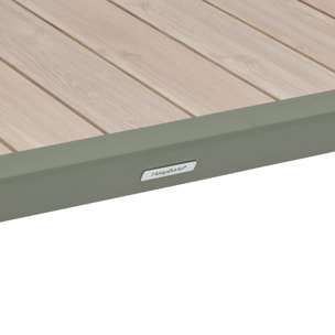 Table de jardin 6 places Evasion beige lin/laurier