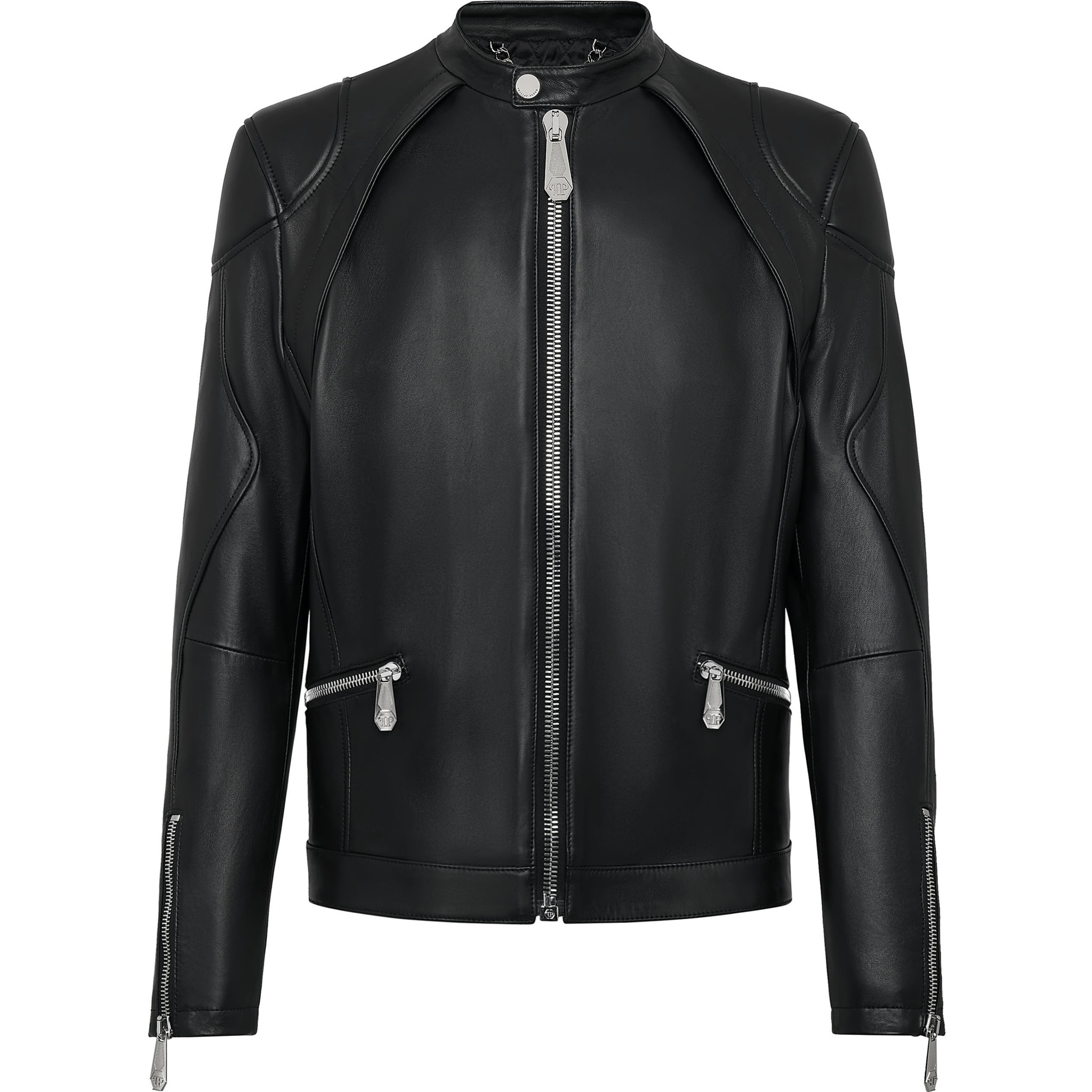 PHILIPP PLEIN Leather Jacket