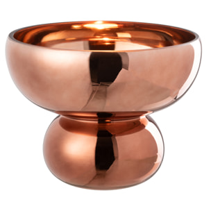 J-Line photophore Sur Pied Arrondi - verre - brun - Ø 23 cm