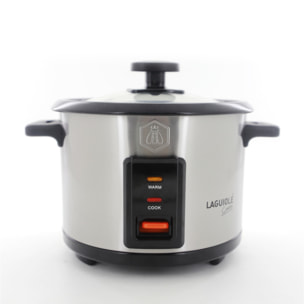 Cuiseur riz inox 2,8L - 15 tasses
