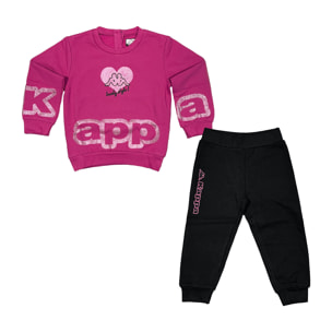 Tuta Bambina KAPPA 12 / 30 Mesi Cotone Felpato