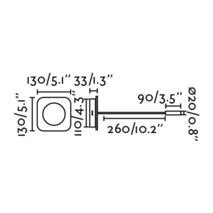 MOOD Aplique lector negro