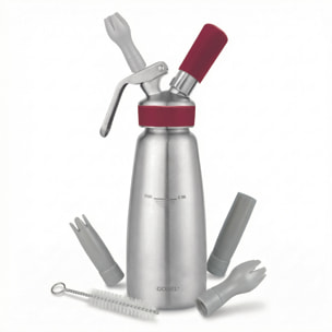 Siphon professionnel inox GOBEL - cuve inox - tête inox - 0.5L