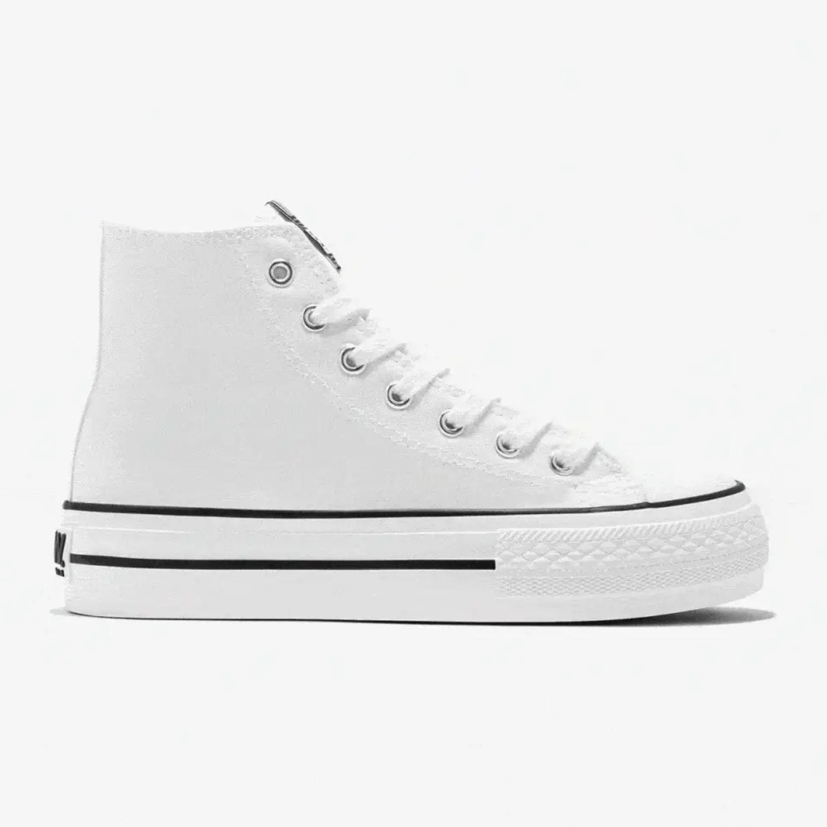 Sneakers alte B&W Solar bianche