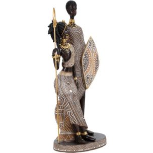 MASAI TRIBAL FAMIGLIA CM 16,5X11,5X38