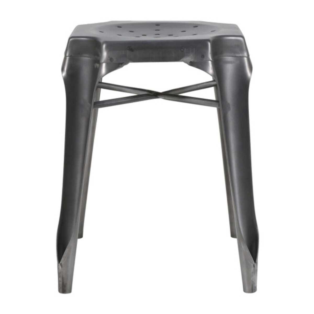 Tabouret en métal noir au style Industriel - STEAL