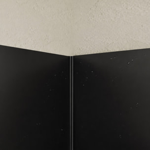 Pack 2 Panneaux Muraux en Aluminium Noir 90x210 cm + Profilés Noir - WALL'IT