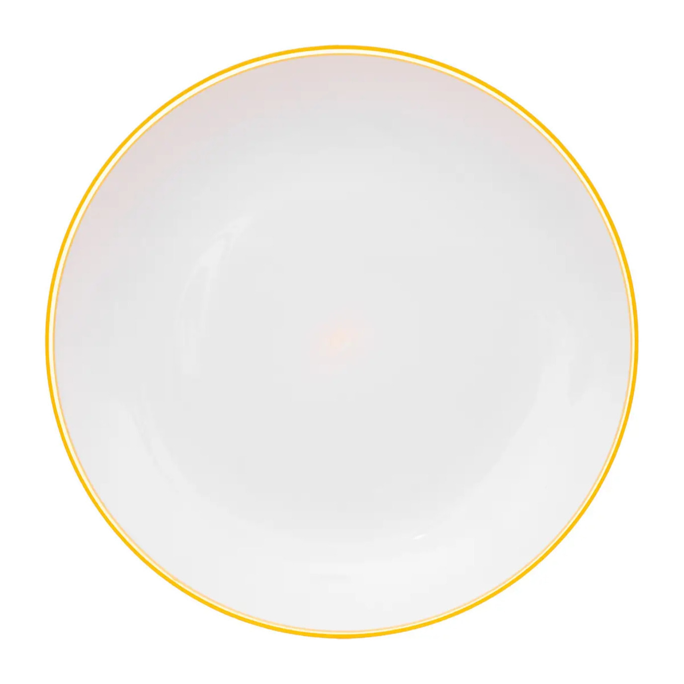 Assiette 25 cm Jaune moutarde Square