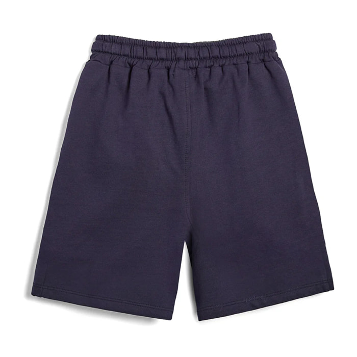 Shorts Básicos de Niños de Algodón en Azul Marino