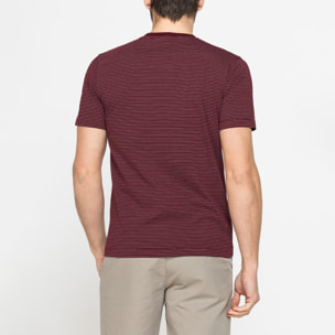 T-SHIRT ESTIVA IN COTONE CON FANTASIA A RIGHE