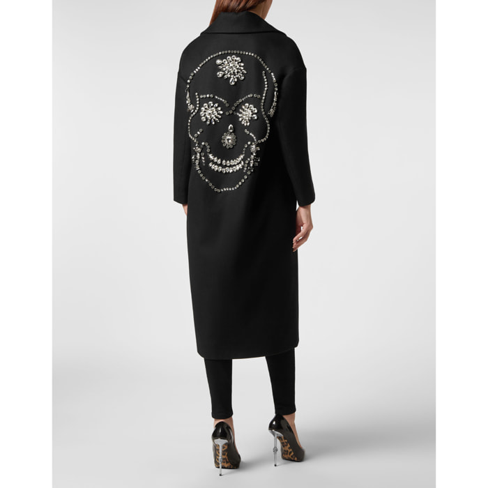 PHILIPP PLEIN COAT LONG SKULL