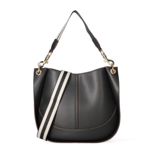 Borsa a spalla da donna - Modello False - 100% pelle riciclata - 30.0 x 26.0 x 10.0 cm