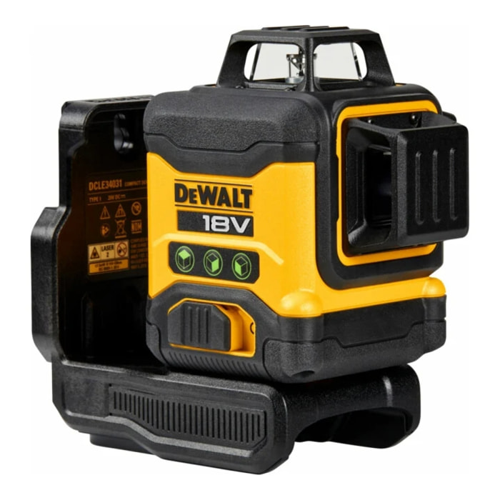 Laser multilignes DEWALT vert 3x360° 18V - Sans batterie ni chargeur - DCLE34031N-XJ
