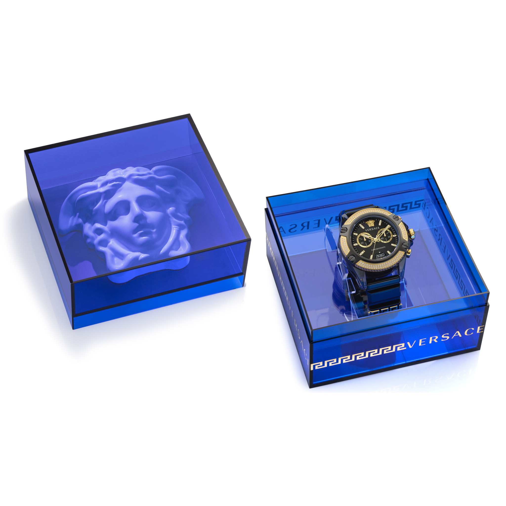 Versace Quartz Chronograph Watch Icon Active