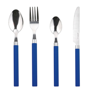 Cubertería 24 piezas HAPPIE BLUE