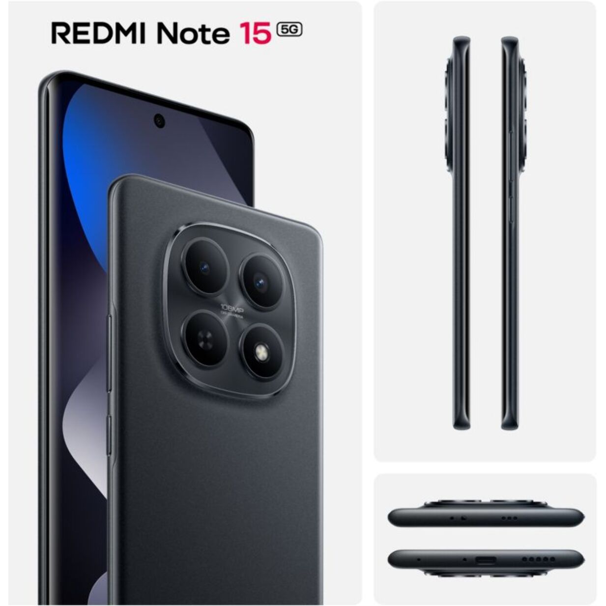 Smartphone XIAOMI Redmi Note 15 Noir 128Go 5G