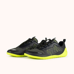 MUNICH FREESTEP 03 Zapatillas Barefoot Estilo Sport Negro y Amarillo Flúor