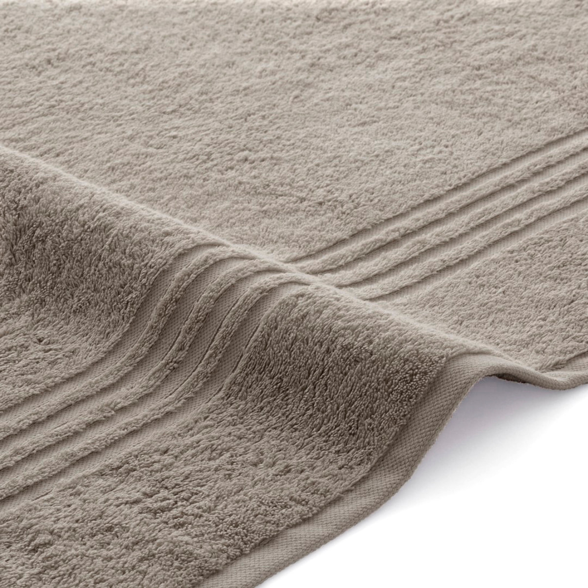 Set de serviettes éponge 100% Coton Éponge Peigné - 700 g/m2 TAUPE